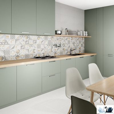 Плитка настенная Gracia Ceramica Supreme grey wall 25 х 60 см бетон терраццо