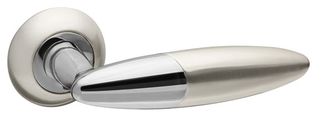 Ручка раздельная Fuaro (Фуаро) SOLO RM SN/CP-3 матовый никель/хром