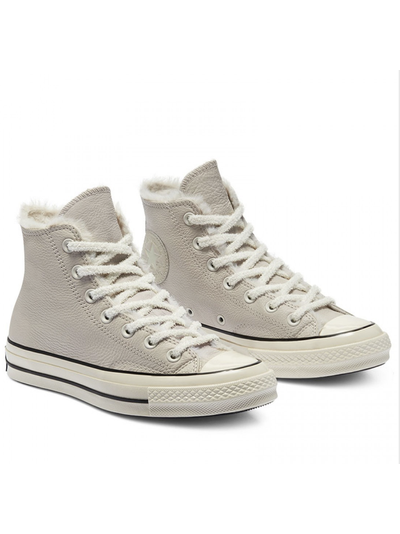 Кеды Converse Chuck 70 Cozy Club зимние белые высокие