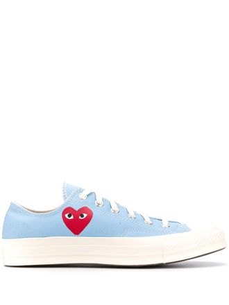 Кеды Converse Comme Des Garcons голубые низкие