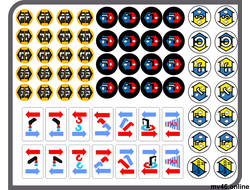 НАКЛЕЙКИ на РЫЧАГИ КМУ