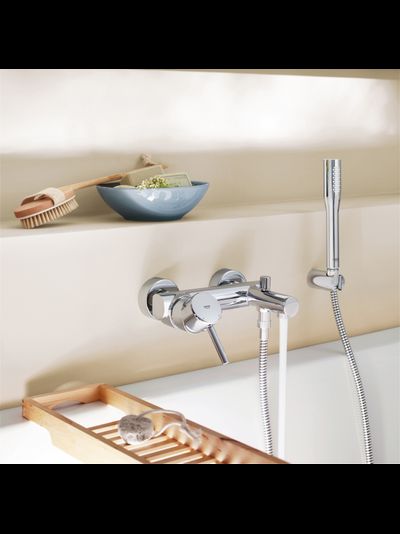 Смеситель Grohe 32211001 CONCETTO для ванны с короткий излив без аксессуаров