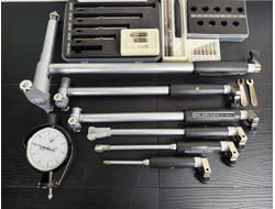 Комплект индикаторных нутромеров 6-250 мм 0.01 из 6 шт в кейсе
