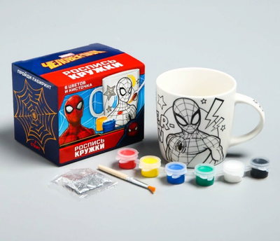 Кружка под роспись «Spider-Man»‎ Человек-Паук, 250 мл