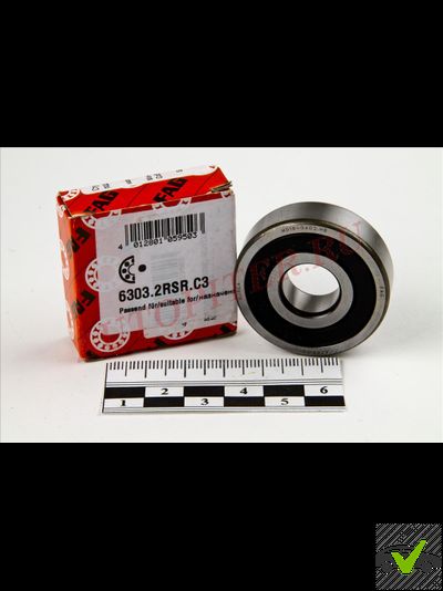 17×47×14 подшипник генератора 6303.2RSR.C3 FAG