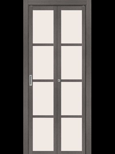 Дверь Складная - Твигги-11.3 (Grey Melinga - Дуб Серый)