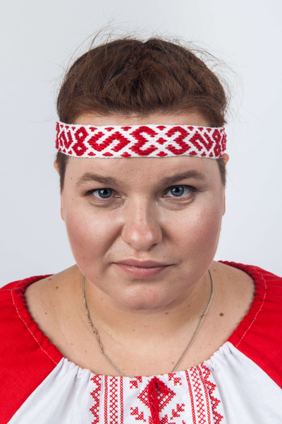 Платье льняное славянское с вышивкой. Русская поликовая рубаха