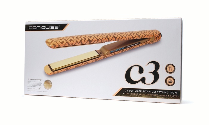 C3 ultimate titanium styling iron top