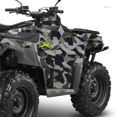 Наклейки на квадроцикл Aodes Pathcross 1000 mud pro - 2021 2022 2023 2024 №4631-1