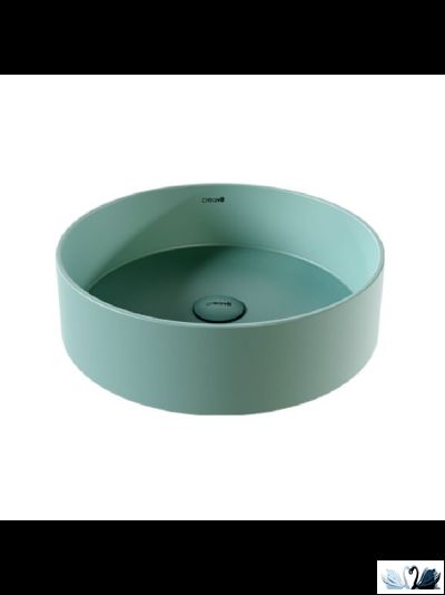 Раковина Creavit Loop Nile Green Mat LP145 диаметром 45 см, купить в магазине Marysя Краснодар