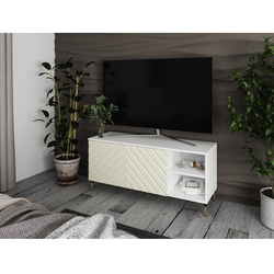 Тумба ТВ №8 МДФ софт (1100*566*420мм), Палома SF 023(софт)/Белый