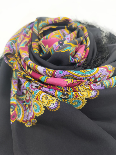 Павловопосадский платок Восточные сладости 1429-18