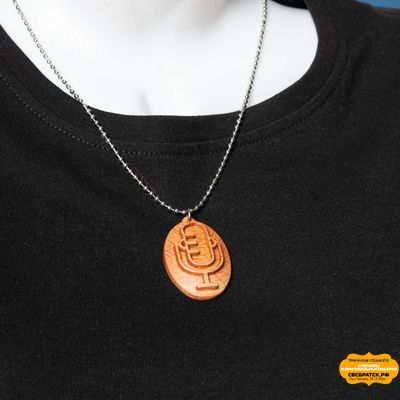 Кулон (брелок) из дерева  &quot;Миллион Голосов&quot;