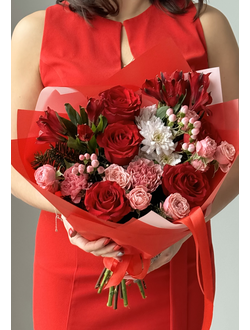 Букет 62 на день влюбленных