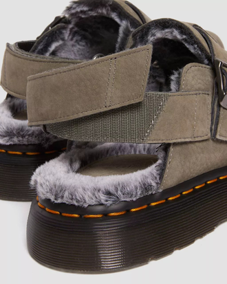 Fur lined mules on sale