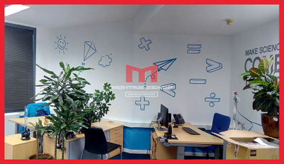 Оклейка стен пленкой