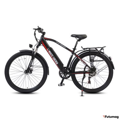 Электровелосипед WHITE SIBERIA CAMRY ALLROAD 500W матовый черный