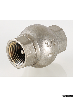 Обратный клапан с латунным золотником Valtec 1/2" 3/4" 1" VT.151.N