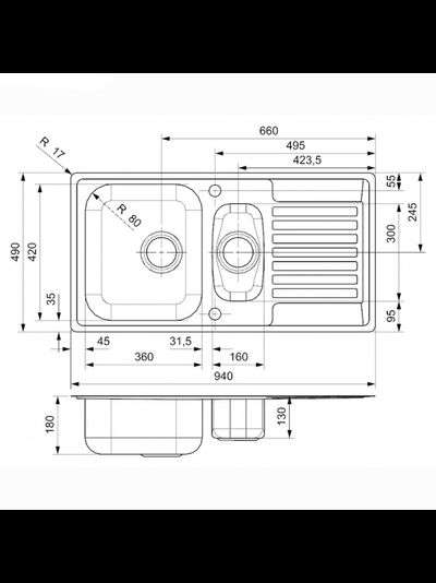 Мойка Reginox Centurio L 15 OKG lux