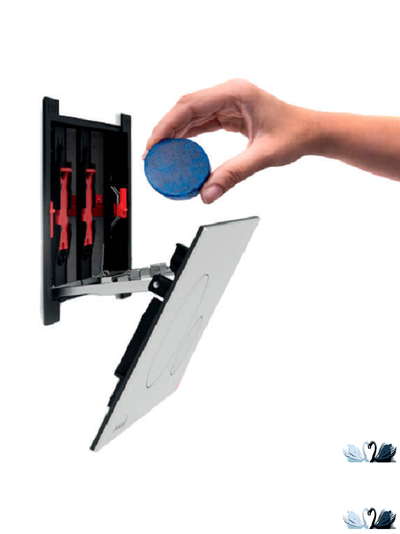 Инсталляция Alcadrain AM101/1120-4:1 RU M570-0001 SET 4v1 с белой клавишей смыва