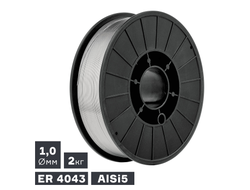 Проволока сварочная MIG, алюминий ER 4043 (AlSi5), ? 1,0 мм, 2 кг