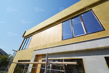 Процесс строительства каркасного двухэтажного дома общей площадью 176 кв.м. г. Краснодар район ТЦ OZ MALL