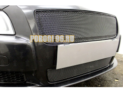 Защита радиатора Volvo S80 II 2010-2013 black верх PREMIUM (3D устанавливается вместо штатной)