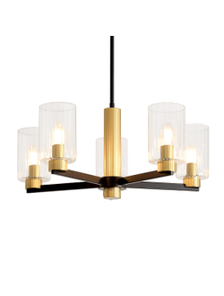 Freya, Потолочный светильник Ombre, FR2051CL-05BBS