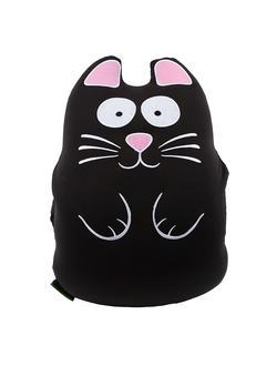 Декоративная подушка антистресс муфта "Кот черный"