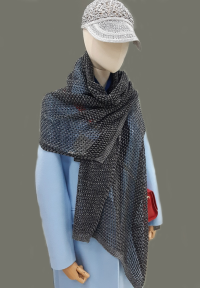 Летний вязаный палантин женский Италия Vizio фото