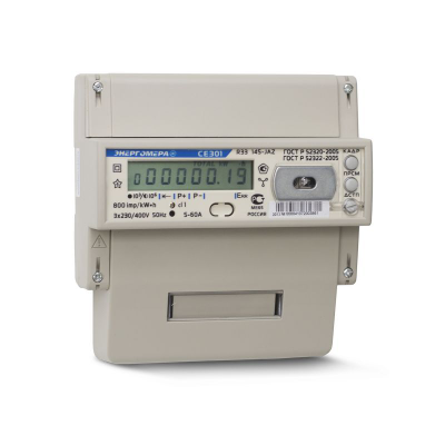 Счетчик Энергомера CE301 R33 трехфазный многотарифный