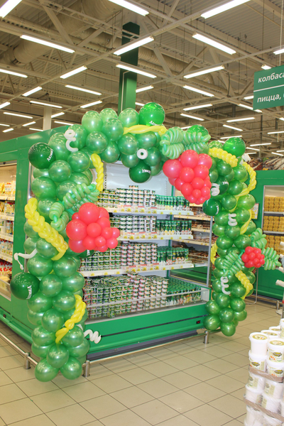 Стандартная гирлянда из воздушных шаров (арка, колонна)