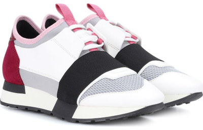 Balenciaga Rage (БАЛЕНСИАГА) бело-пурпурные женские (36-40)