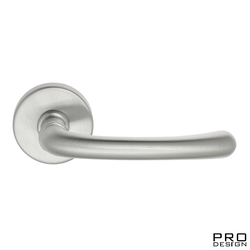 Дверная ручка на круглом основании Fratelli Cattini "ISEO" 7-CS матовый хром