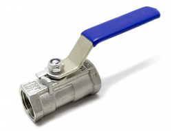 Шаровый кран узкий внутр. резьба 1/2" - внутр. резьба 1/2", нержавейка