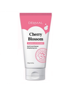 Гель с микрогранулами для умывания с экстрактом цветов сакуры Cherry Blossom, Dermal, 150 г