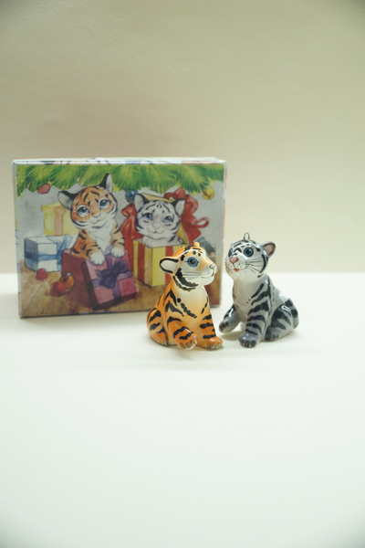 Комплект ёлочных игрушек "Тигрята"
