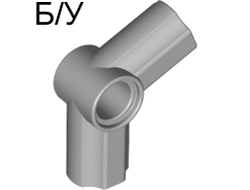 ! Б/У - Technic, Axle and Pin Connector Angled #5 - 112.5 degrees, Light Bluish Gray (32015 / 4211551 / 6271347) - Б/У