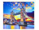 4680203222582 Алмазная мозаика Alingar, Лондонский мост&quot;	AL10920,    30х40 см,  на подрамнике, с полным заполнением, (матов.) дизайн рамка, 21 цвет, &quot;