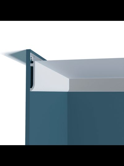 Плинтус напольный Перфект Plus P152, из дюрополимера, влагостойкий, под покраску, 2 метра