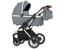 Коляска 2в1 Carrello Aurora Silver Grey