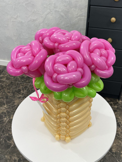 Корзинка с розочками