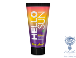 Soleo HELLO SUN Регенерирующий ультраускоритель для загара с маслом какао (ТУБА 150 мл)