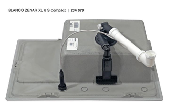 Мойка Blanco ZENAR XL 6S Compact SILGRANIT, чаша справа, 526052