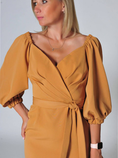 Платье: 678-0523 Горчица