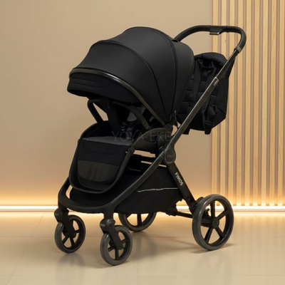 Детская коляска 3 в 1 Luxmom 999 Черный