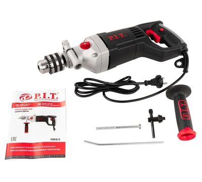 Дрель ударная PSB16-C P.I.T. (1050Вт, ключевой патрон 16мм, 0-900/0-2500 об/мин)