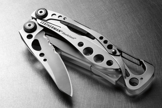 Мультитул LEATHERMAN Skeletool, 7 функций,  серебристый [830920]