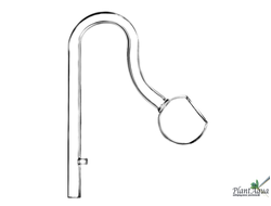 Выход Lily Pipe Booble 13 мм из стекла