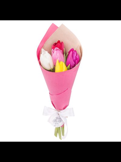 5 тюльпанов